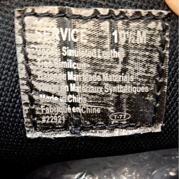 DS SLIP & OIL RESISTANT NON MARK BLACK MEMORY FOAM CASUAL SHOES MENS SIZE 10.5M - Picture 9 of 9